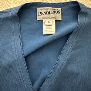 Pendleton Classic Blue Knit Top